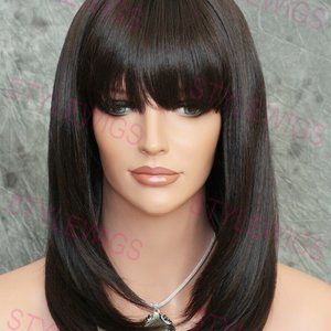 Bohemian Wig Pure Natural 100% human Hair Blended.